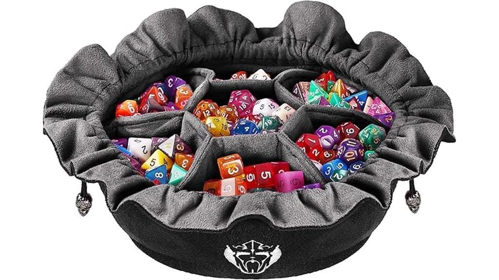 spacious dice bags designed