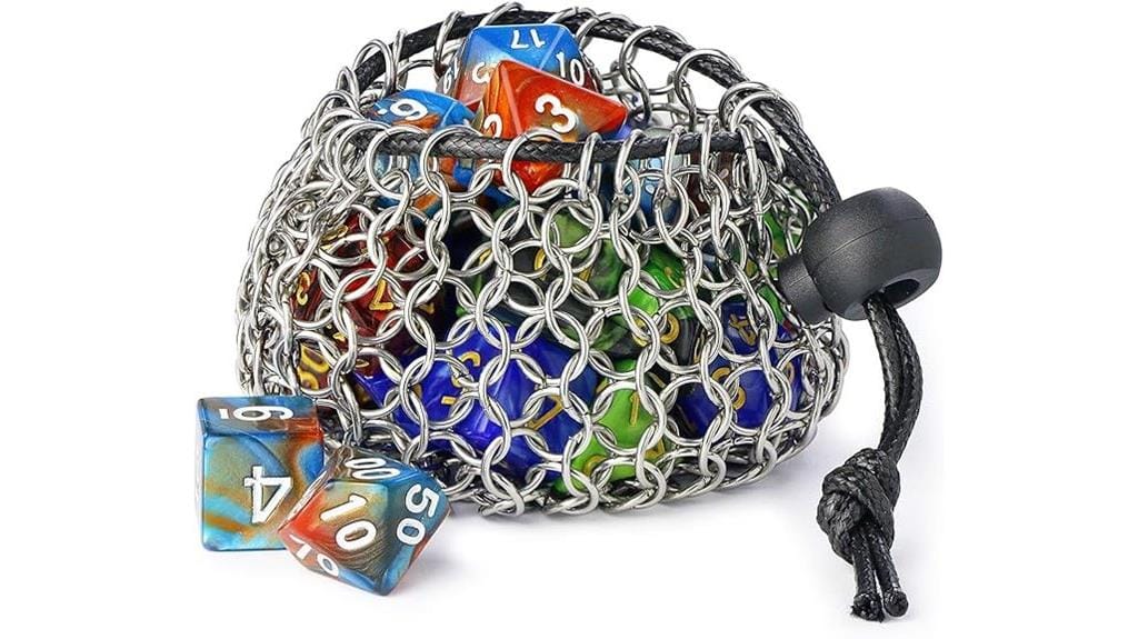 stainless steel dice bag