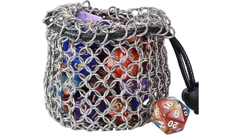 stainless steel dice bag
