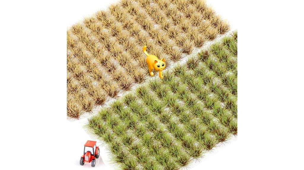 static grass tufts model