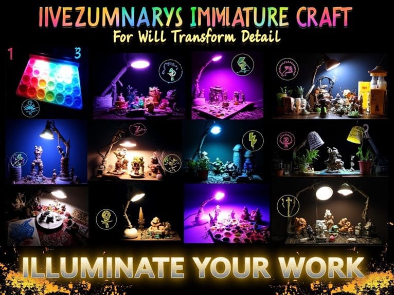 transformative miniature painting lamps