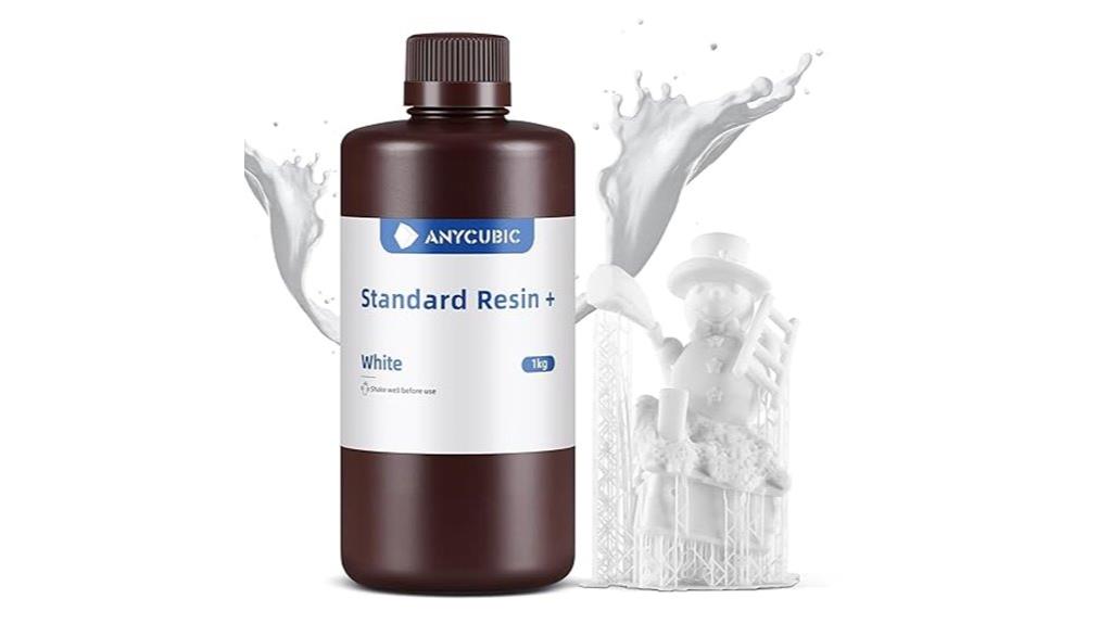 upgraded white 3d printing resin