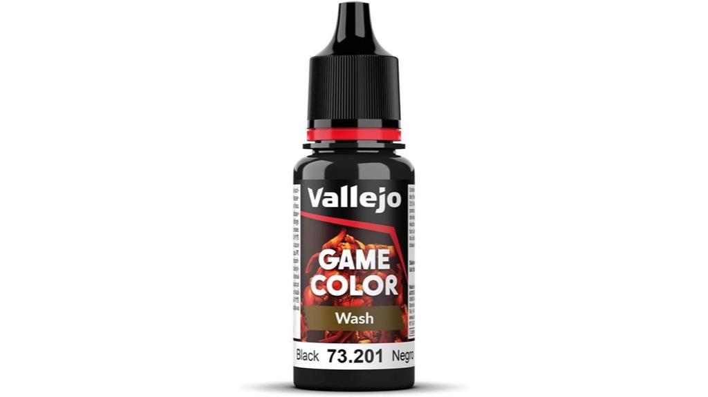 vallejo black wash paint