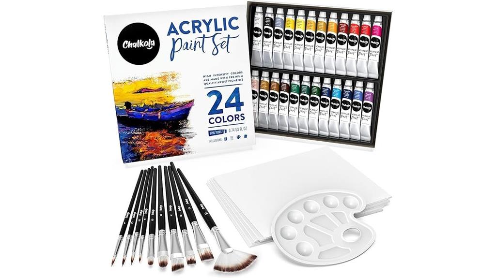 versatile acrylic paint set