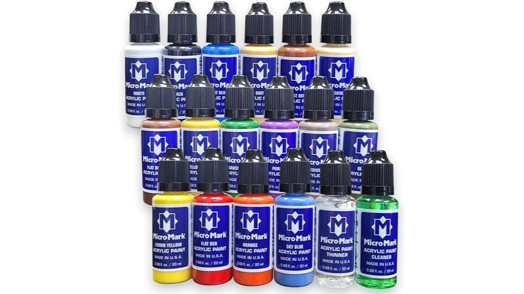 versatile acrylic paint set