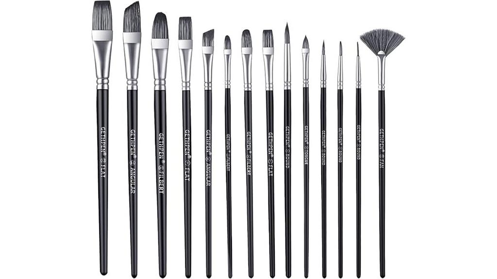 versatile artist paint brushes