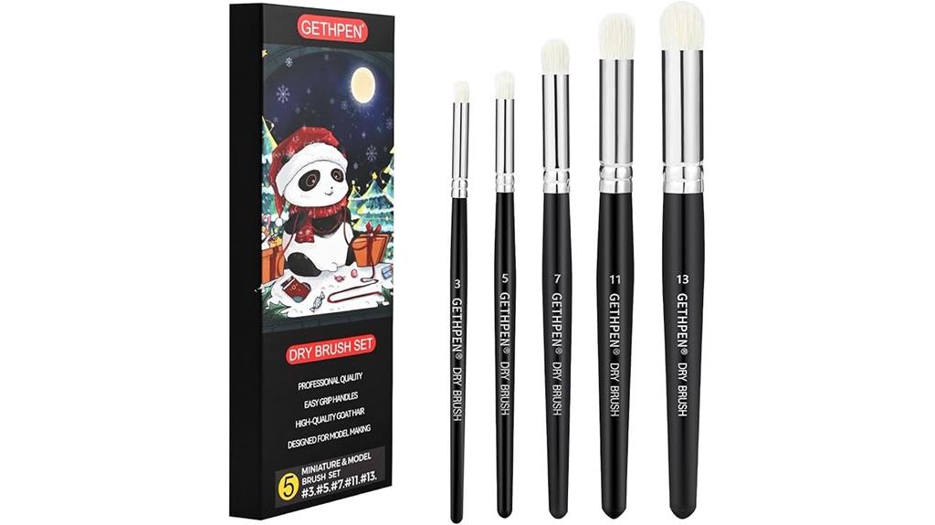 versatile miniature painting brushes