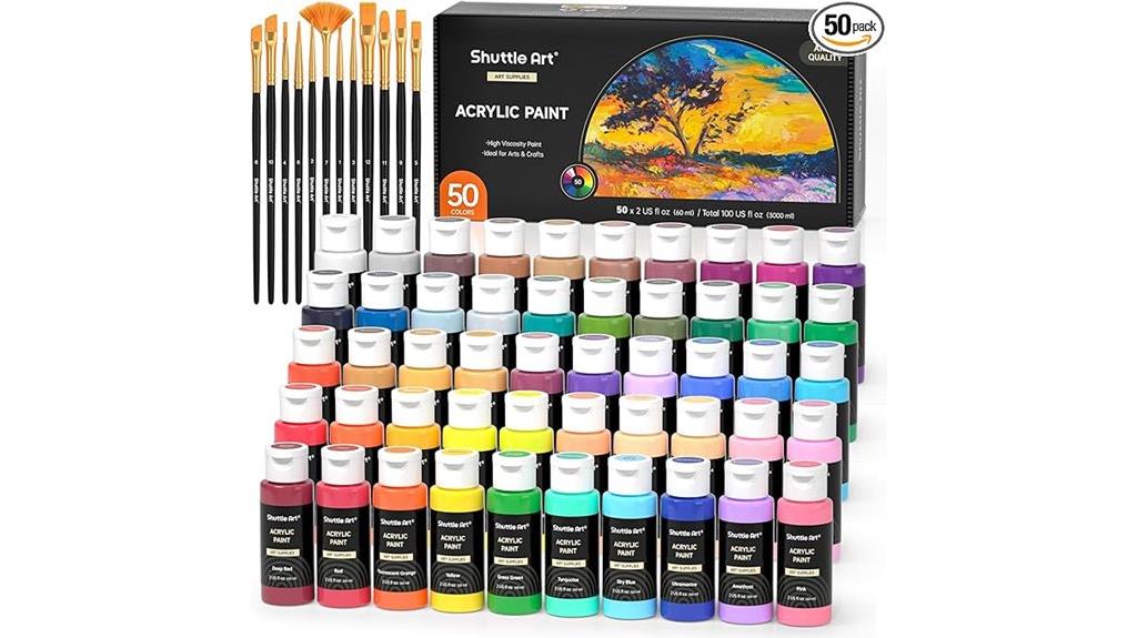 vibrant 50 color set