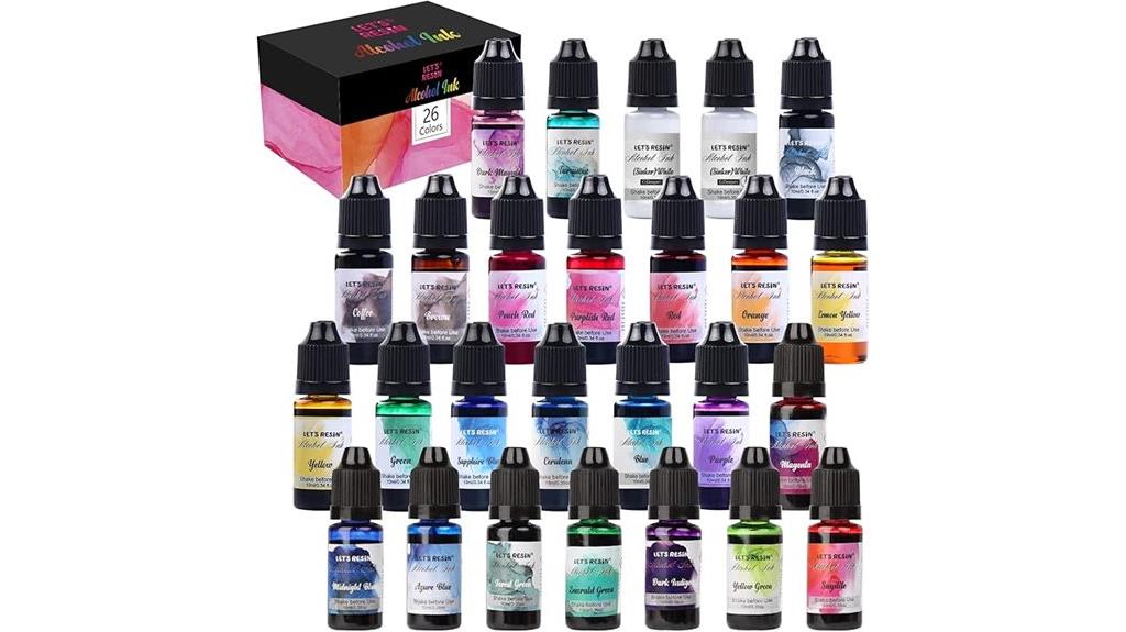 vibrant alcohol ink set