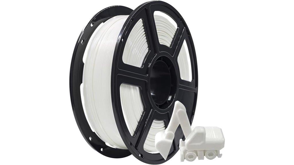 white pla 3d filament
