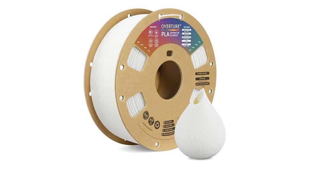 white pla filament pack