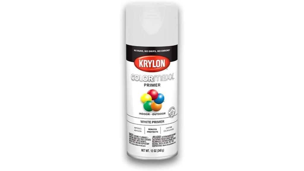 white spray paint primer