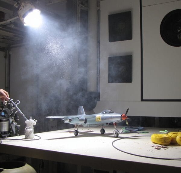 airbrushing model spray booth
