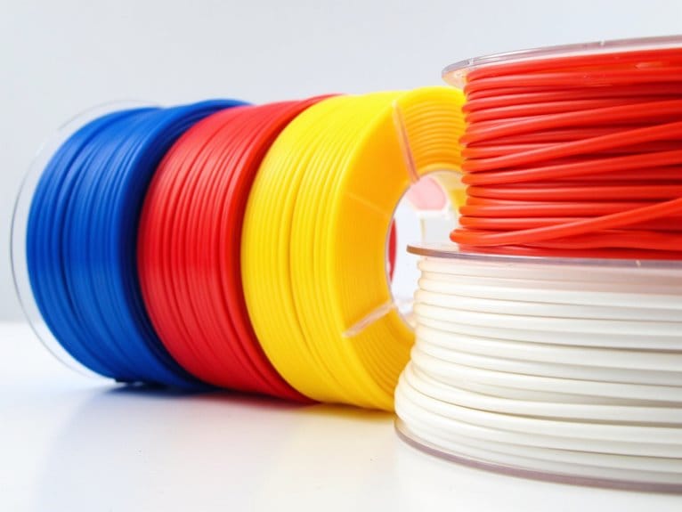common 3d printer filament