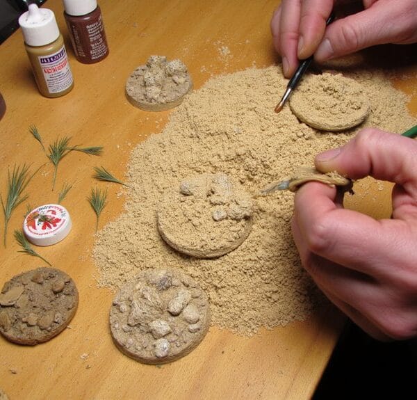 create bases for miniatures
