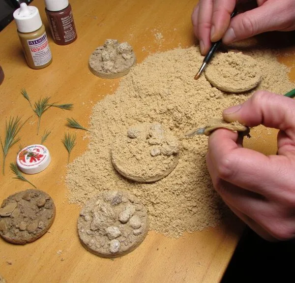create bases for miniatures