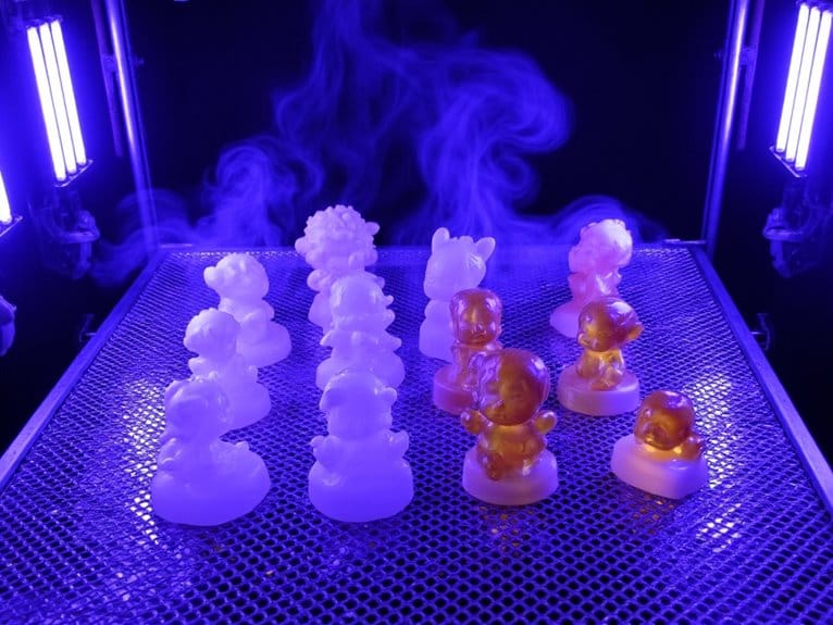 curing resin prints effectively