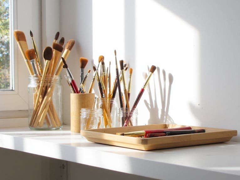 proper brush storage techniques