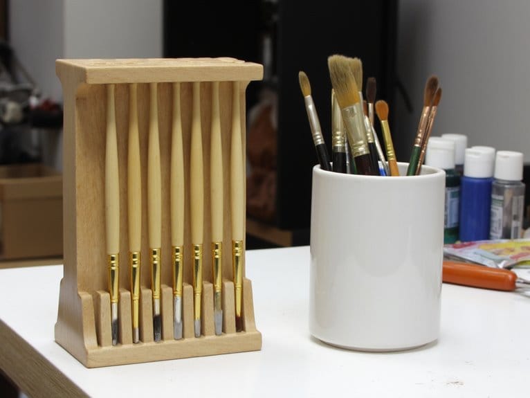 proper brush storage techniques