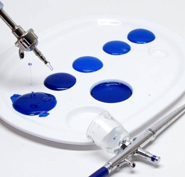 thinning acrylic paint technique